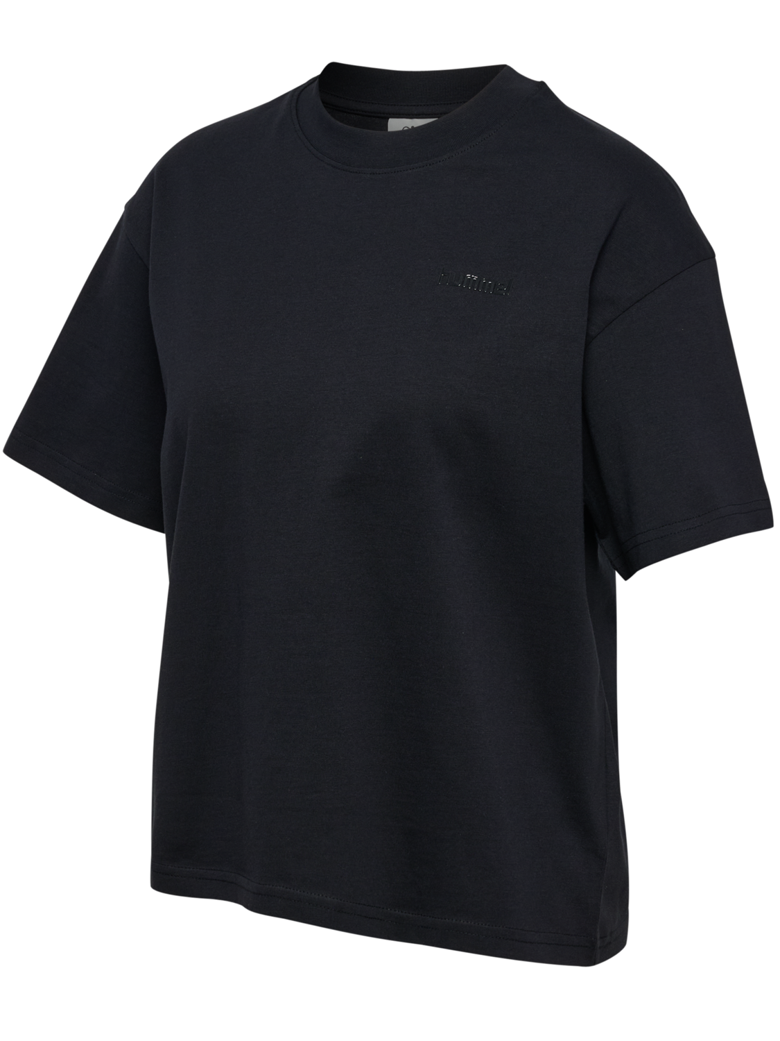 hmlKEEPER LOGO W T-SHIRT S/S, BLACK, packshot