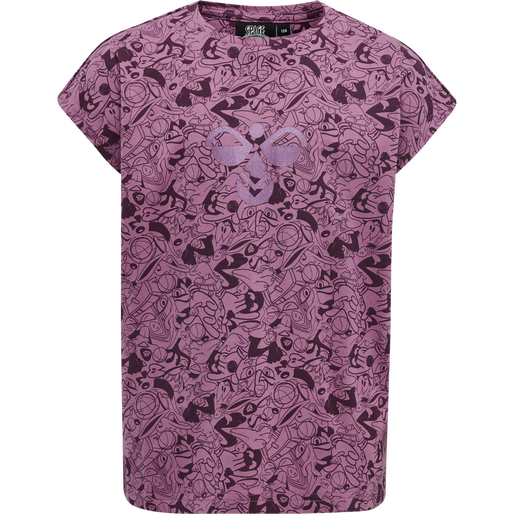hmlSPACE JAM DIEZ T-SHIRT S/S, BORDEAUX hmlSPACE JAM DIEZ T-SHIRT S/S, BORDEAUX, packshot