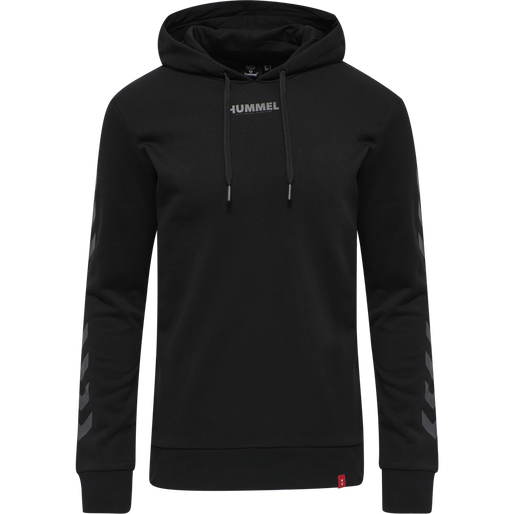 hmlLEGACY HOODIE, BLACK, packshot