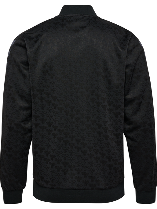 hmlARCHIVE REGULAR POLY JACKET AOP, BLACK/EBONY hmlARCHIVE REGULAR POLY JACKET AOP, BLACK/EBONY, packshot