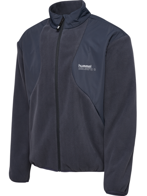 hmlHYBRID FLEECE JACKET, EBONY hmlHYBRID FLEECE JACKET, EBONY, packshot