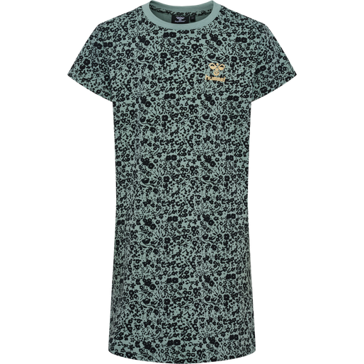 hmlMEJSE DRESS S/S, CHINOIS GREEN, packshot