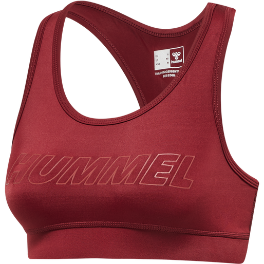 hmlTE TOLA SPORTS BRA, CABERNET, packshot