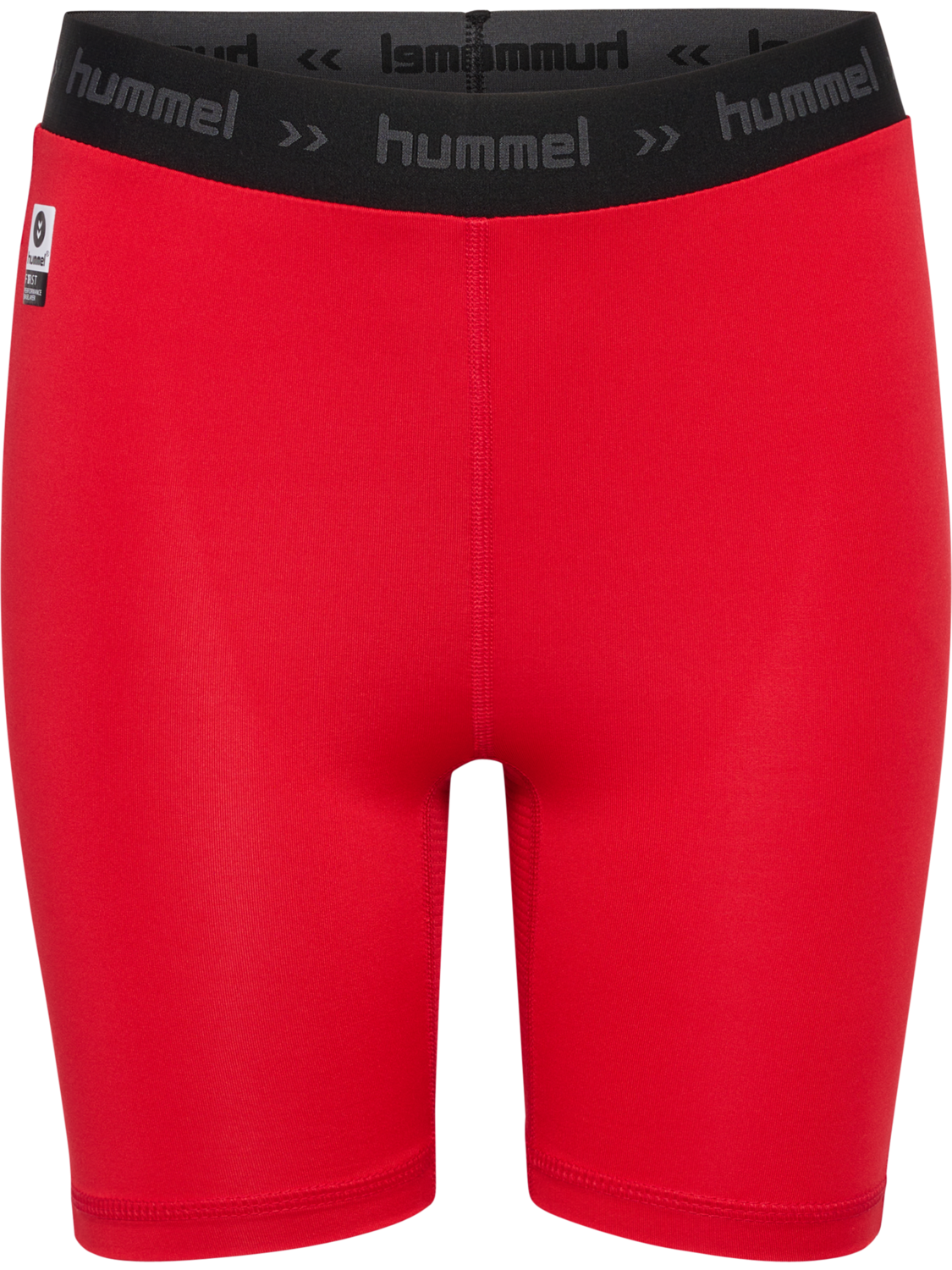 HML FIRST PERFORMAN KIDS TIG SHORTS, TRUE RED, packshot