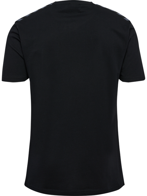 hmlAUTHENTIC CO T-SHIRT S/S, BLACK hmlAUTHENTIC CO T-SHIRT S/S, BLACK, packshot