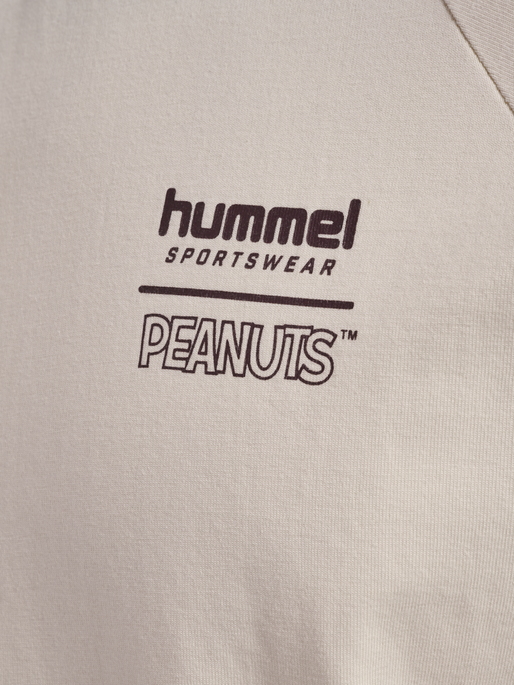 hmlARCHIVE T-SHIRT S/S PEANUTS, WHITECAP GRAY, packshot