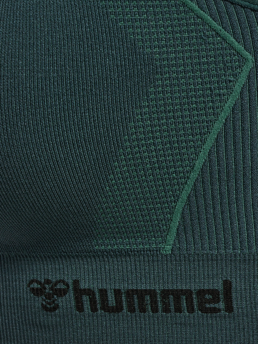 hmlMT POWER SEAMLESS SPORTS BRA, GREEN GABLES hmlMT POWER SEAMLESS SPORTS BRA, GREEN GABLES, packshot