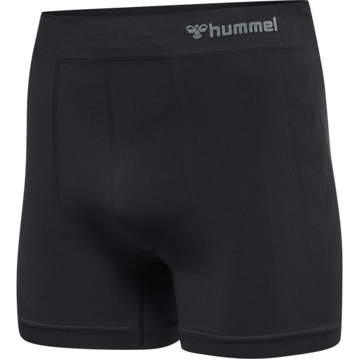 hmlJACK SEAMLESS BOXERS 2-PACK, BLACK/BLACK hmlJACK SEAMLESS BOXERS 2-PACK, BLACK/BLACK, packshot