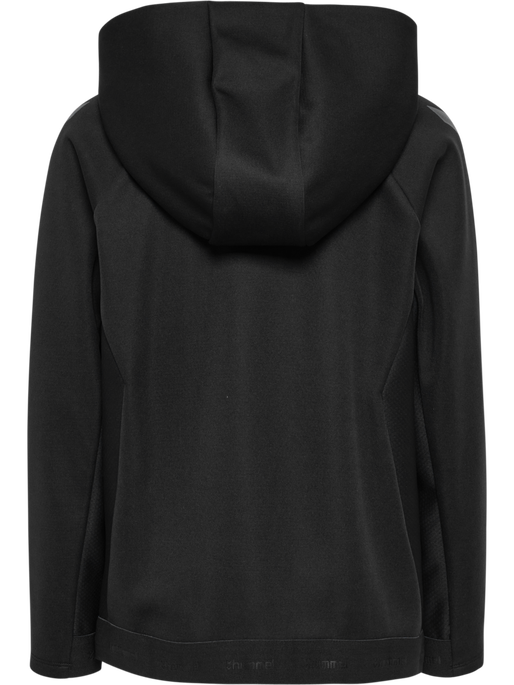 hmlCIMA 2.0 ZIP HOODIE KIDS, BLACK hmlCIMA 2.0 ZIP HOODIE KIDS, BLACK, packshot