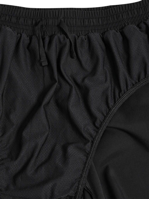 hmlRUN SHORTS, BLACK, packshot