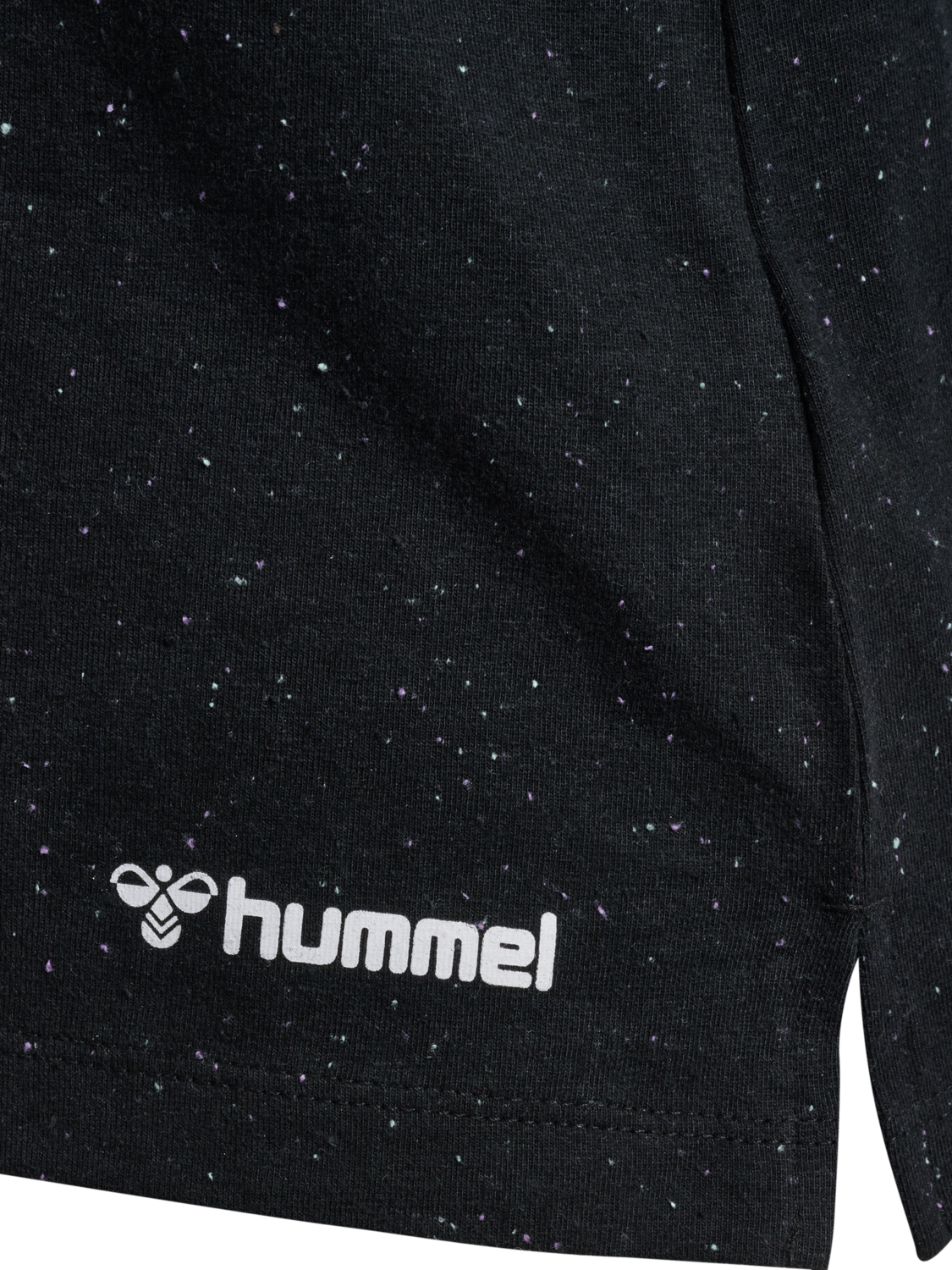 hmlMT ULTRA TOP, BLACK/MULTI COLOUR MELANGE, packshot