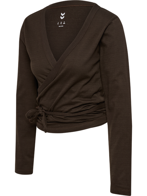 hmlYOGA CANJA WRAP BLOUSE, DELICIOSO, packshot