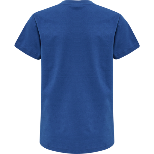 hmlRED BASIC T-SHIRT S/S KIDS, TRUE BLUE, packshot