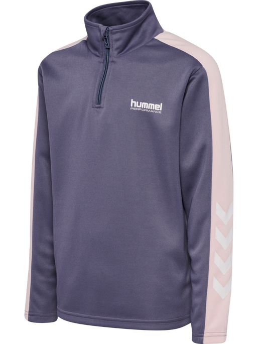 hmlJR GOAL HALFZIP, HERON hmlJR GOAL HALFZIP, HERON, packshot