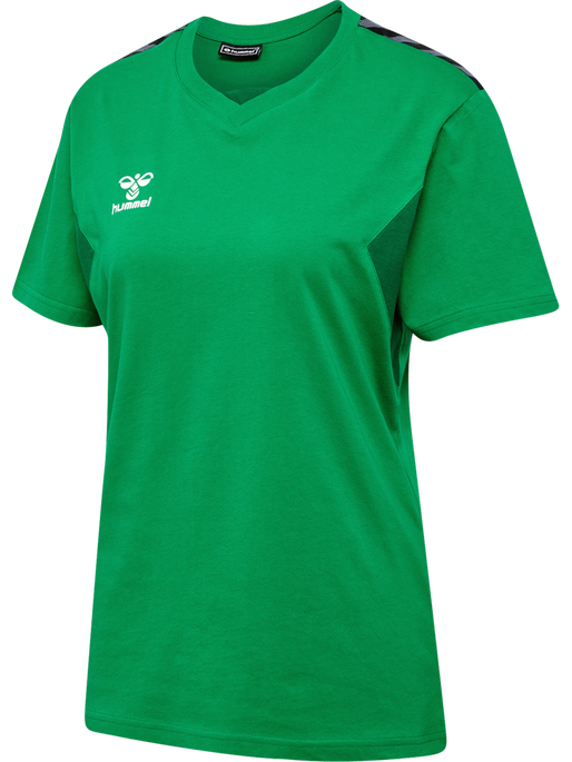 hmlAUTHENTIC CO T-SHIRT S/S WOMAN, JELLY BEAN, packshot