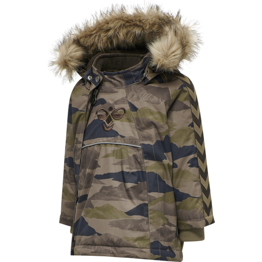 hmlJESSIE JACKET, CHOCOLATE CHIP/AFTER DARK, packshot