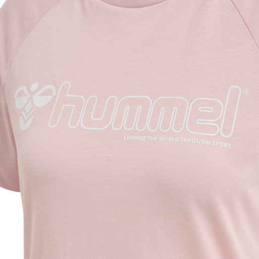 hmlNONI 2.0 T-SHIRT, CHALK PINK, packshot