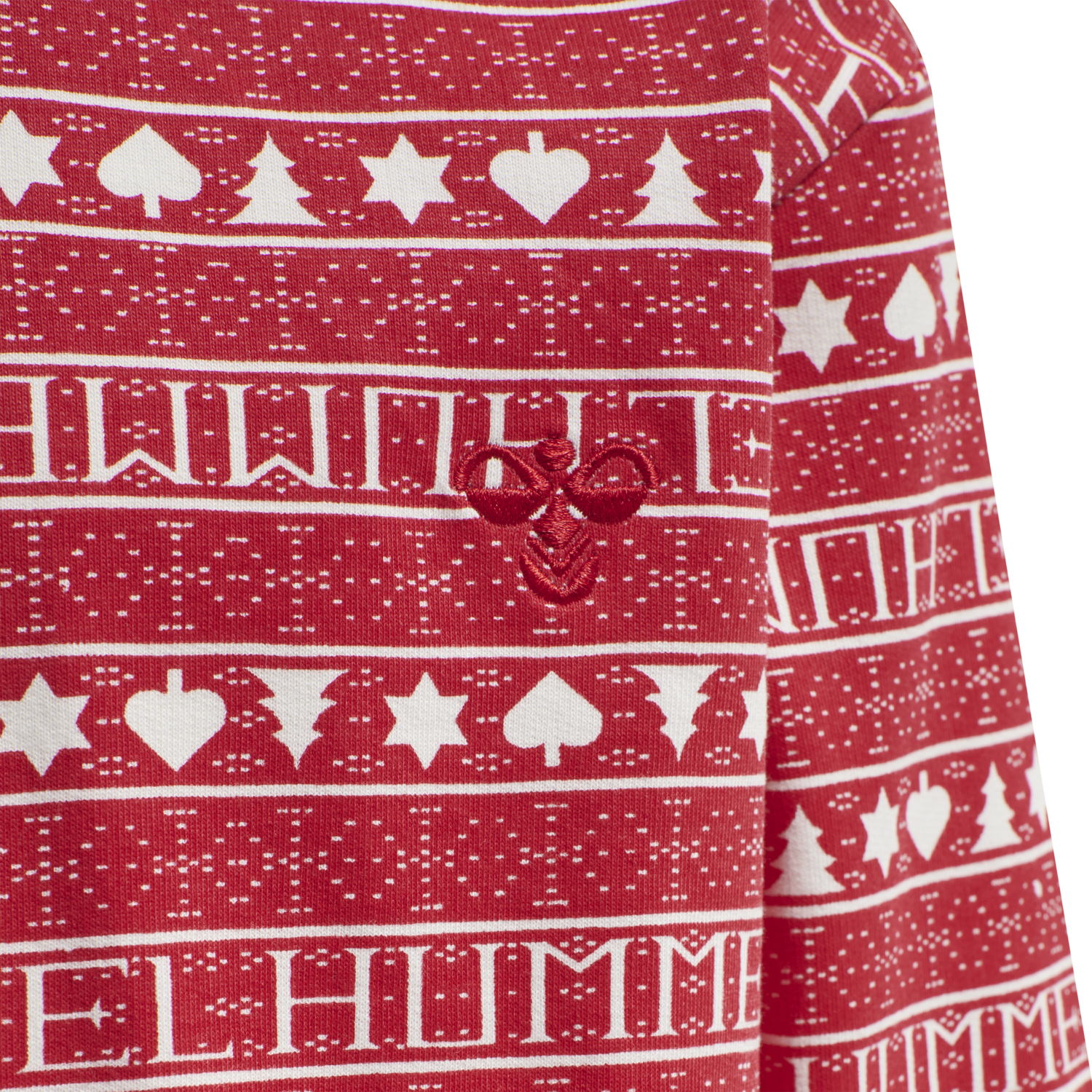 hmlRUDOLPH SWEATSHIRT, TRUE RED, packshot