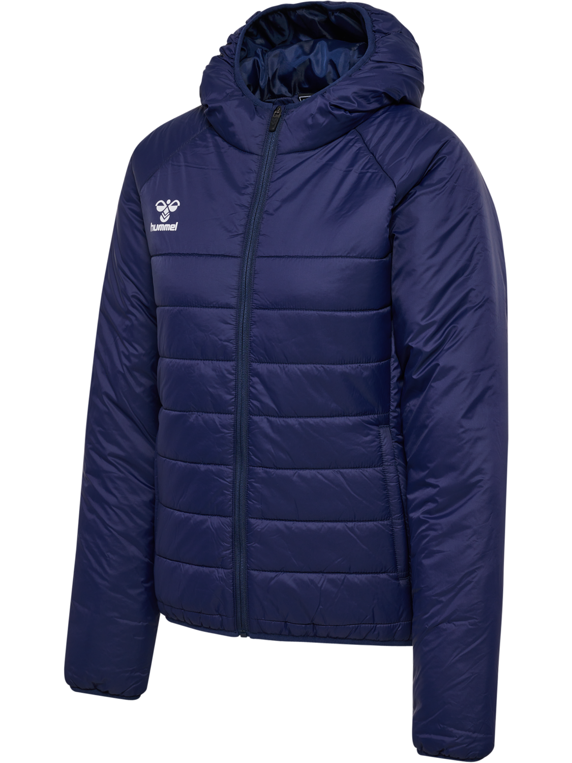 hmlGO QUILTED HOOD JACKET WOMAN, MARINE, packshot