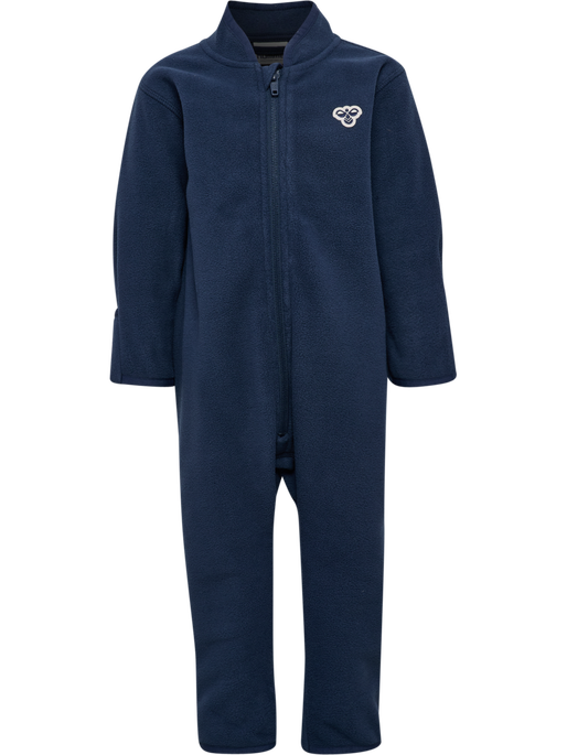 hmlMINI FLEECE ZIP SUIT BEE, DRESS BLUES, packshot