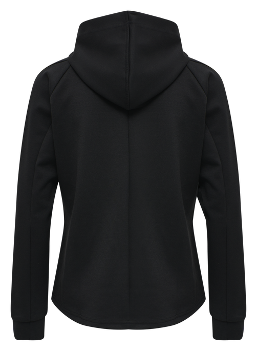 hmlESSI ZIP HOODIE, BLACK, packshot