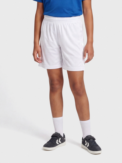 hmlCORE XK POLY SHORTS KIDS, WHITE/WHITE, model