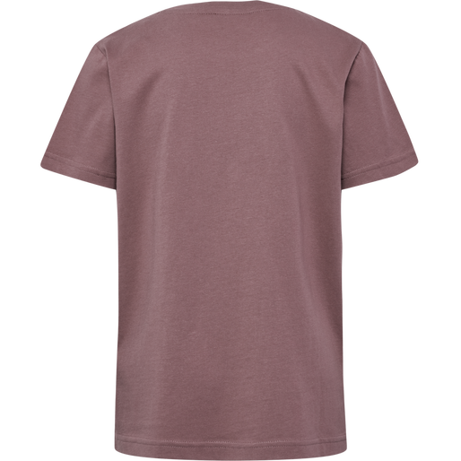 hmlTRES T-SHIRT S/S 2-PK, GREY MELANGE/TWILIGHT MAUVE, packshot