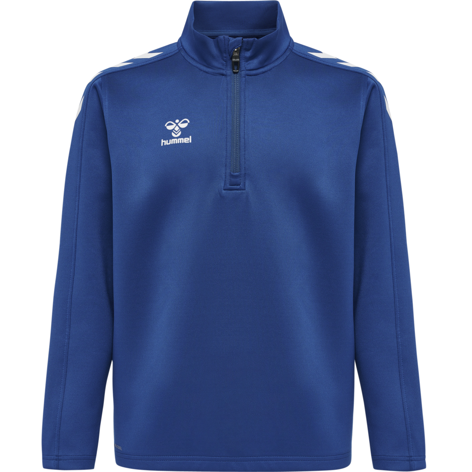 hmlCORE XK HALF ZIP POLY SWEAT KIDS, TRUE BLUE, packshot