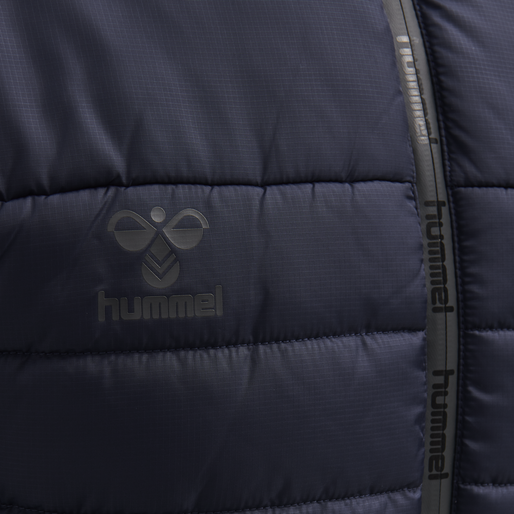 hmlNORTH QUILTED HOOD JACKET, MARINE, packshot