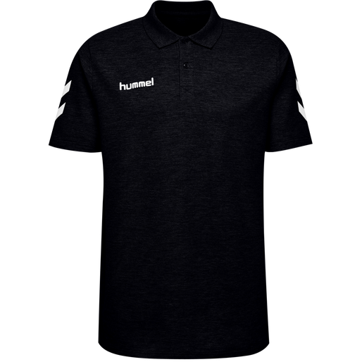 HMLGO COTTON POLO, BLACK HMLGO COTTON POLO, BLACK, packshot