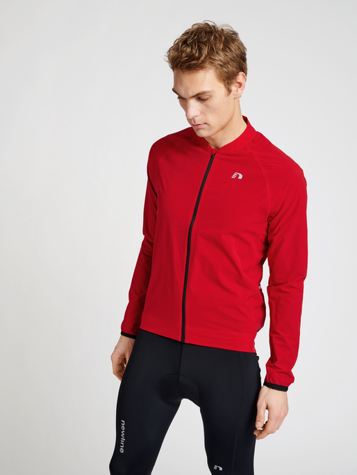 MENS CORE BIKE JACKET, TANGO RED, model