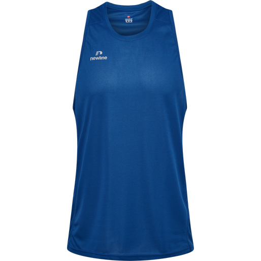 MEN'S ATHLETIC RUNNING SINGLET, TRUE BLUE MEN'S ATHLETIC RUNNING SINGLET, TRUE BLUE, packshot