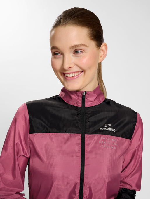 nwlDENTON JACKET WOMAN, DRY ROSE, model