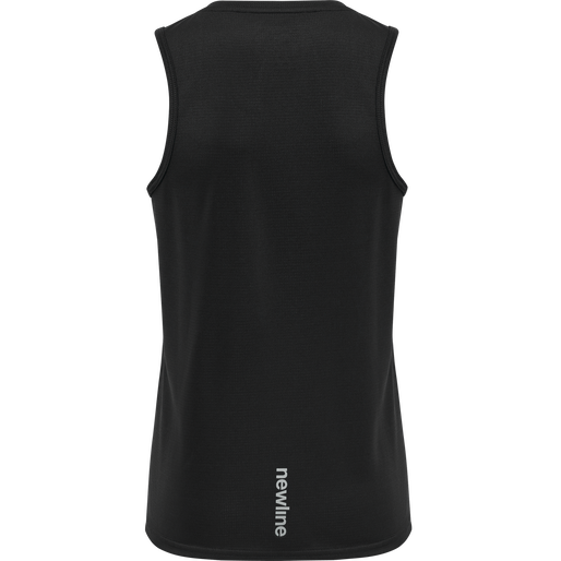 KIDS CORE RUNNING SINGLET, BLACK, packshot