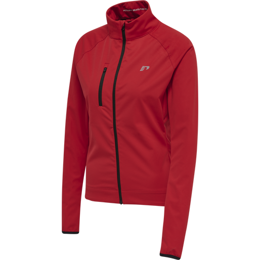 WOMENS CORE BIKE THERMAL JACKET, TANGO RED, packshot