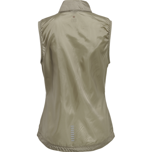 WOMEN PACKABLE TECH GILET, WINTER TWIG, packshot