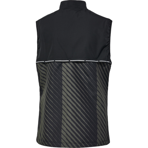 nwlPACE GILET, BLACK BELUGA AOP, packshot
