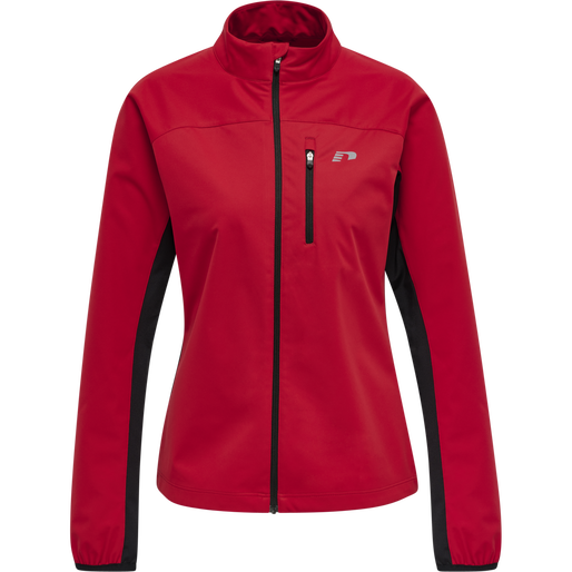 WOMEN CORE CROSS JACKET, TANGO RED, packshot