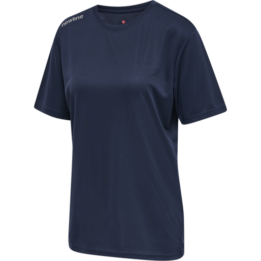 WOMEN CORE FUNCTIONAL T-SHIRT S/S, BLACK IRIS WOMEN CORE FUNCTIONAL T-SHIRT S/S, BLACK IRIS, packshot
