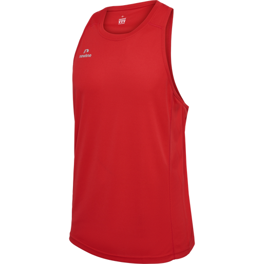 MEN'S ATHLETIC RUNNING SINGLET, TANGO RED MEN'S ATHLETIC RUNNING SINGLET, TANGO RED, packshot