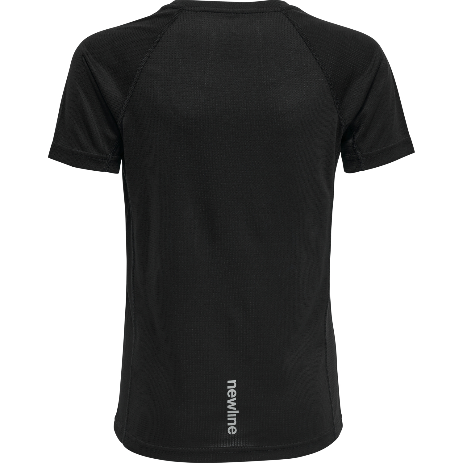 KIDS CORE RUNNING T-SHIRT S/S, BLACK, packshot