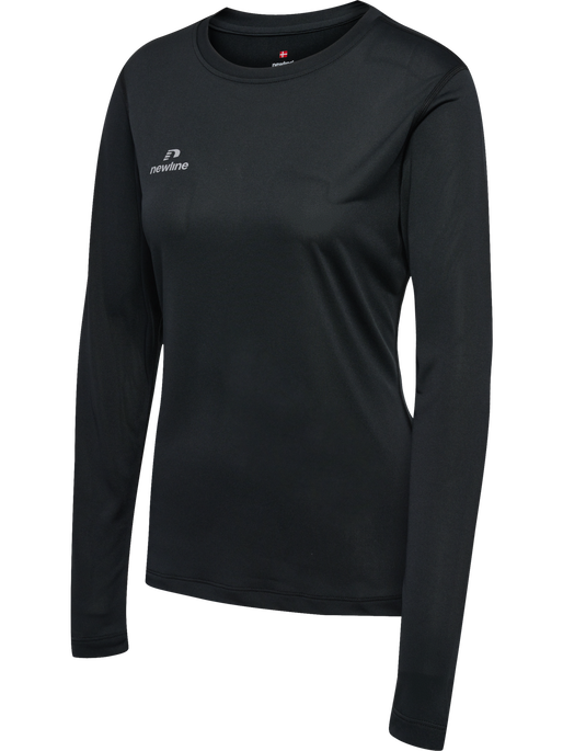 nwlBEAT T-SHIRT L/S W, BLACK, packshot