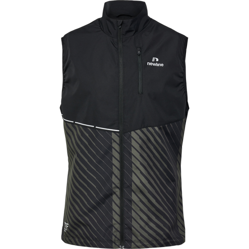 nwlPACE GILET, BLACK BELUGA AOP, packshot