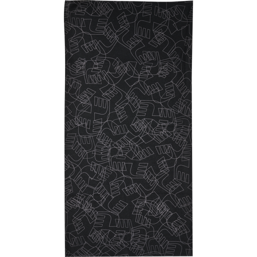 NECKTUBE, BLACK/FIESTA_CAZOO NECKTUBE, BLACK/FIESTA_CAZOO, packshot
