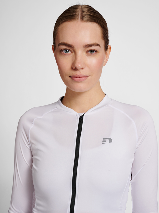 WOMENS CORE BIKE L/S JERSEY, WHITE, model