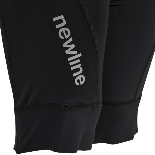 MENS CORE BIKE PANEL BIB SHORTS, BLACK, packshot