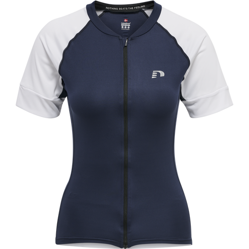 WOMENS CORE BIKE JERSEY, BLACK IRIS, packshot