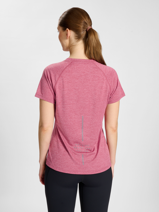 nwlORLANDO T-SHIRT S/S WOMAN, DRY ROSE MELANGE, model