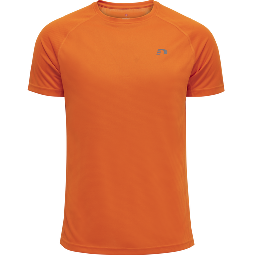 MEN CORE RUNNING T-SHIRT S/S, ORANGE TIGER, packshot