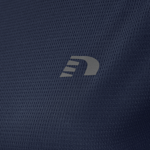 WOMEN CORE RUNNING T-SHIRT L/S, BLACK IRIS WOMEN CORE RUNNING T-SHIRT L/S, BLACK IRIS, packshot